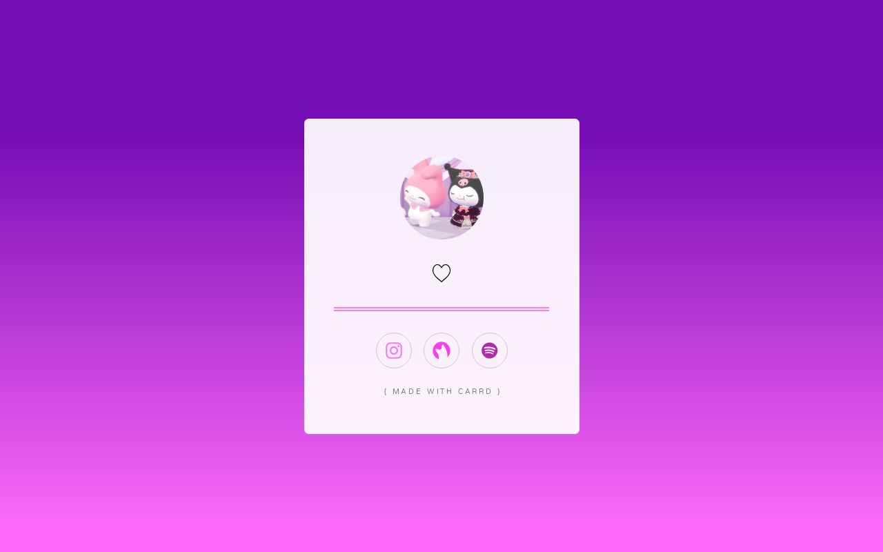 Carrd profile picture for @flushed